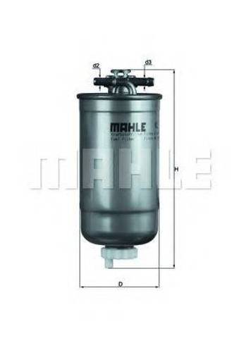 Фільтр паливний KL1471D MAHLE