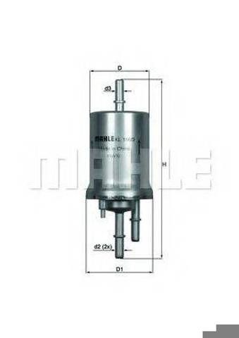 Фільтр тонкого очищення палива KL1563 MAHLE