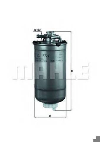 Фільтр тонкого очищення палива KL1571D MAHLE
