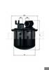 Фільтр тонкого очищення палива KL183 MAHLE