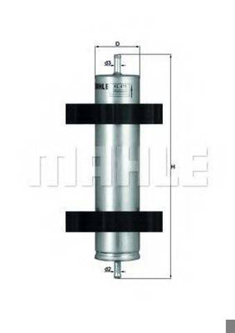 Фільтр паливний KL478 MAHLE