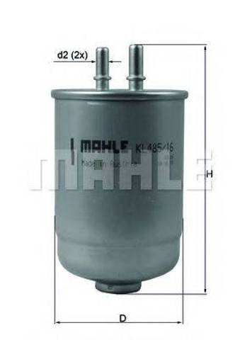 Фільтр палива KL48516D MAHLE