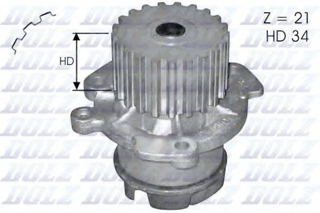 Водяний насос L124 DOLZ