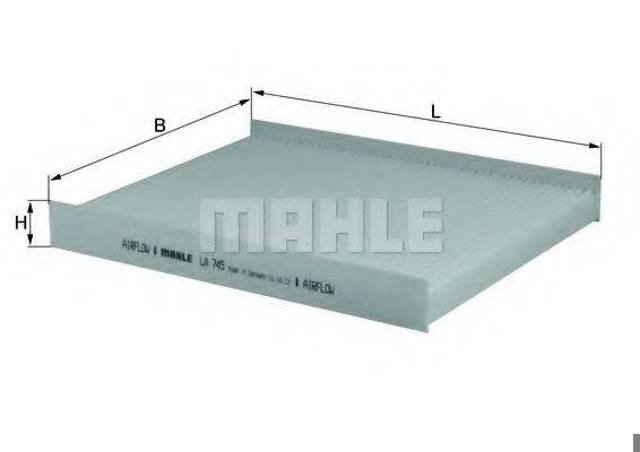 Фільтр пиловий LA745 MAHLE