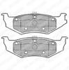 Колодки гальмівні задні, дискові LP1162 DELPHI