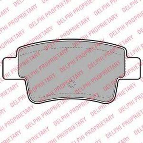 Задні колодки LP2055 DELPHI