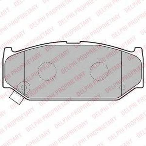 Колодки передні LP2182 DELPHI