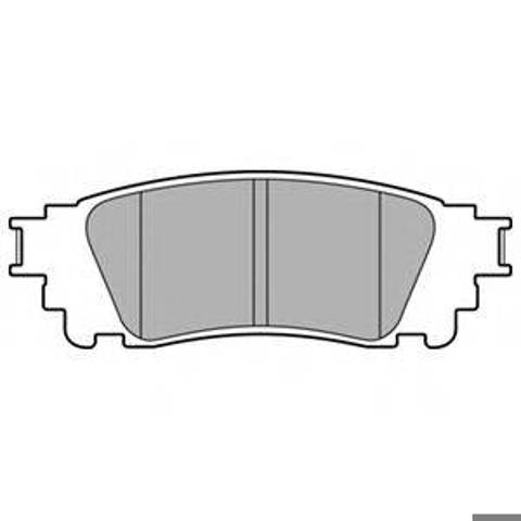 Комплект задніх колодок LP3171 DELPHI