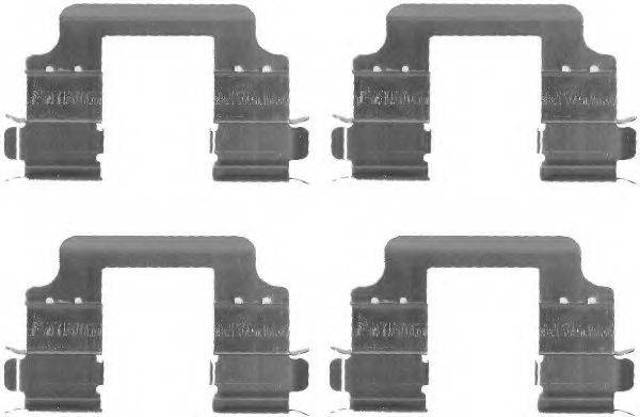 Ремкомплект гальмівних колодок LR016683 LAND ROVER