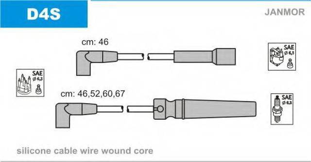 Комплект кабелів високовольтних LS182190
