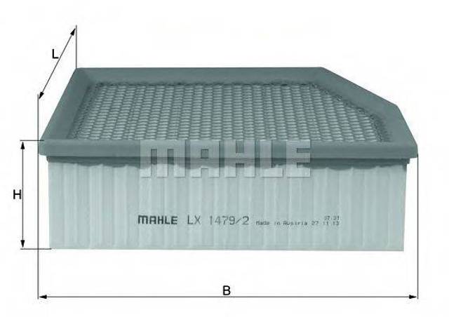 Фільтр повітряний LX14792 MAHLE
