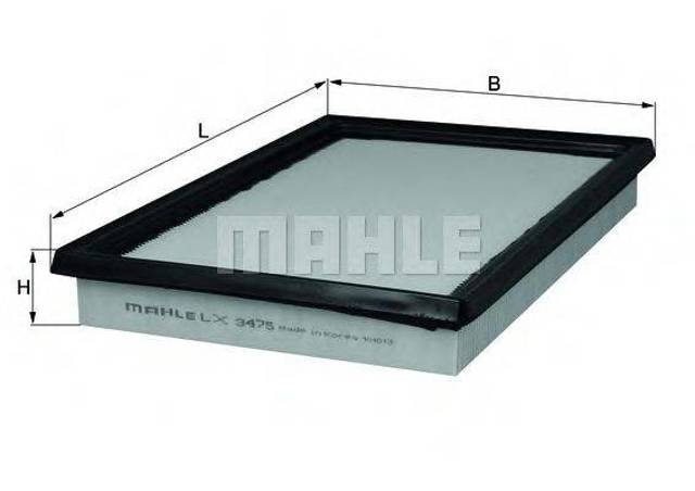 Елемент повітряного фільтра LX3475 MAHLE