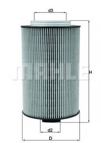 Фільтр масляний ДВЗ OX1028D MAHLE