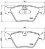 Колодки гальмівні дискові комплект P06022 BREMBO