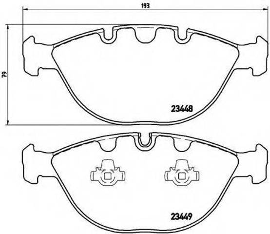 Колодки передні P06028 BREMBO