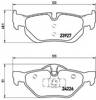 Задні колодки P06038 BREMBO