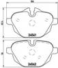 Колодки на гальмо задній дисковий P06064 BREMBO