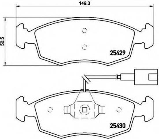Колодки гальмівні дискові комплект P23138 BREMBO