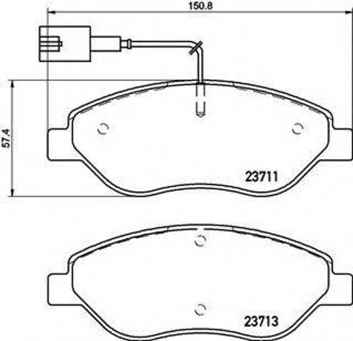 Гальмівні колодки P23145 BREMBO