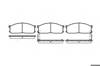 Колодки гальмівні дискові комплект P344302 WOKING