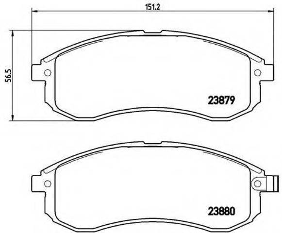 Дискові гальма P54033 BREMBO