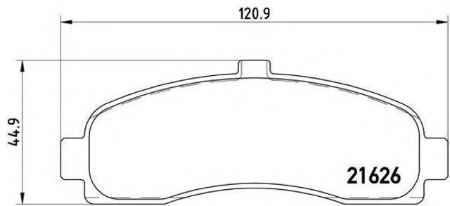 Дискові гальма P56031 BREMBO