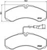 Колодки гальмові задні, дискові P56069 BREMBO