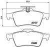 Задні дискові колодки P59042 BREMBO