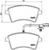 Колодки гальмівні передні, дискові P68058 BREMBO