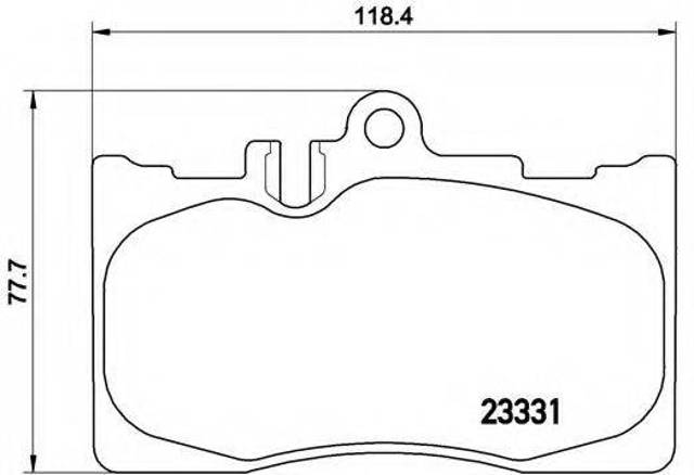 Гальмівні колодки P83058 BREMBO