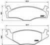 Колодки гальмівні передні, дискові P85024 BREMBO