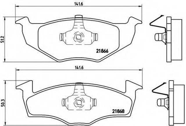 Тормозні колодки P85025 BREMBO