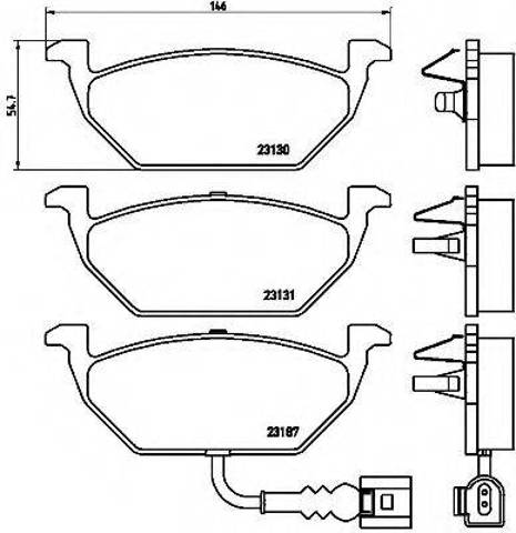 Гальмівні колодки P85072 BREMBO