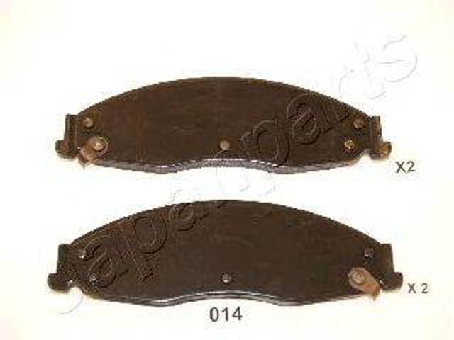 Передні гальмівні колодки PA014AF JAPANPARTS