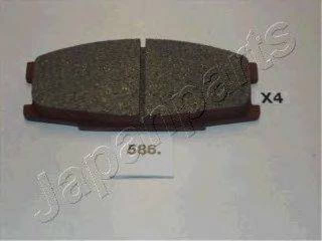 Колодки гальмівні дискові комплект PA586AF JAPANPARTS