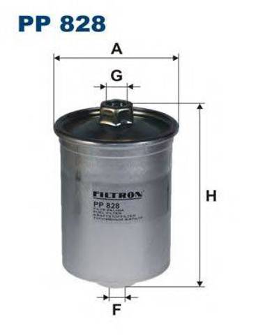 Фільтр-відстійник палива грубої очистки PP828 FILTRON