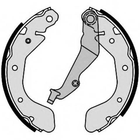 Колодки гальмівні задні, барабанні S10514 BREMBO