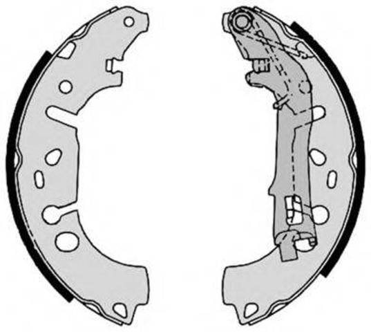 Колодки гальмові задні, барабанні S23531 BREMBO