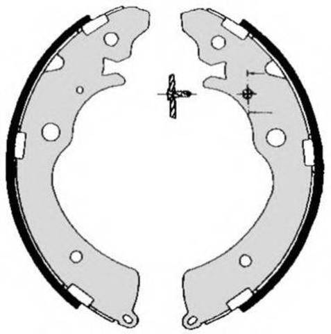 Колодки гальмівні задні, барабанні S28507 BREMBO