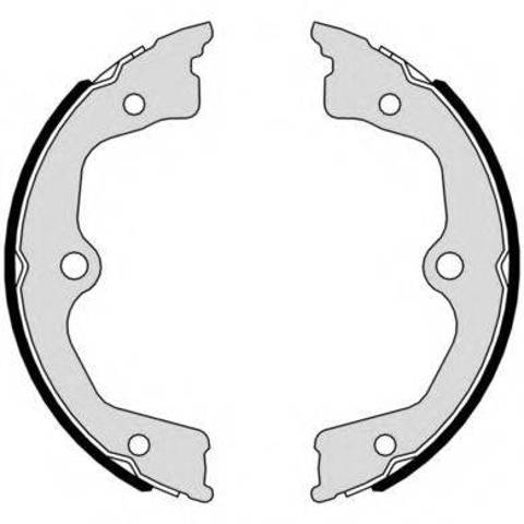Гальмівні колодки стоянкового гальма S28518 BREMBO