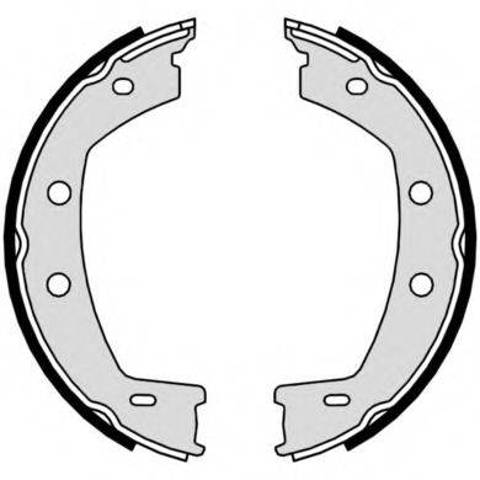 Колодки гальмові задні, барабанні S44508 BREMBO