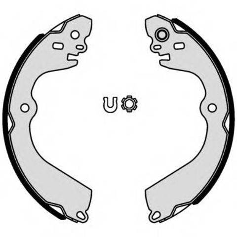 Колодки гальмові задні, барабанні S56548 BREMBO