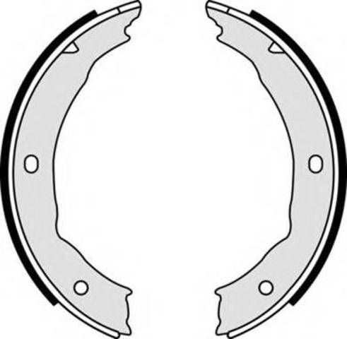 Гальмівні колодки стоянкового гальма S61540 BREMBO