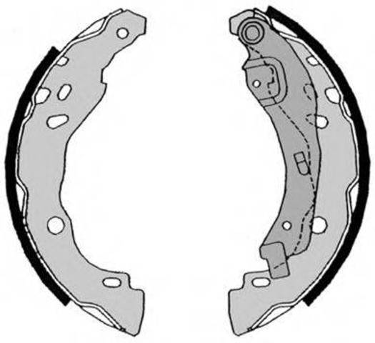 Колодки гальмові задні, барабанні S68525 BREMBO