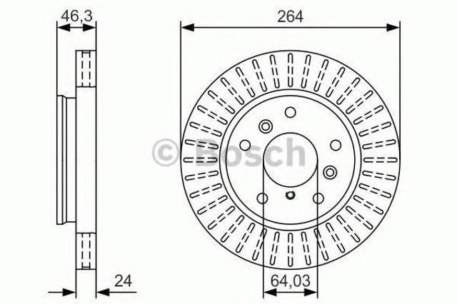 Диск гальмівний передній T113501075 CHERY
