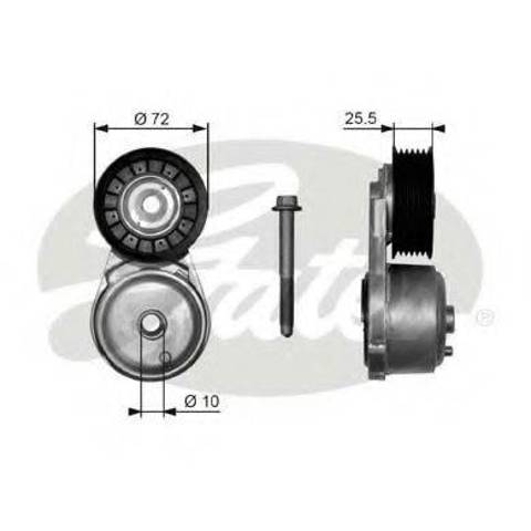 Натягувач приводного ременя T38103 GATES