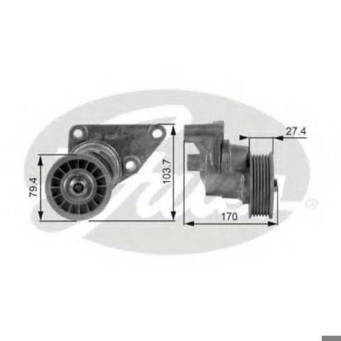 Ролик натягувача приводного ременя T38158 GATES