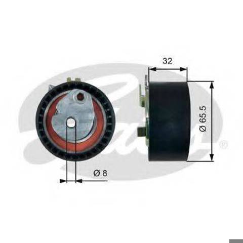 Ролик натяжителя газорозподільного ременя T43238 GATES