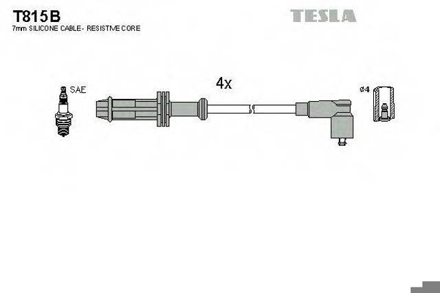 Комплект проводов зажигания T815B