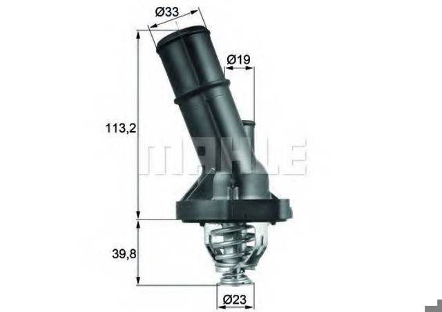 Кришка корпусу термостата TI20282 MAHLE